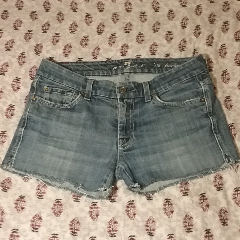 7 for All Mankind jean shorts